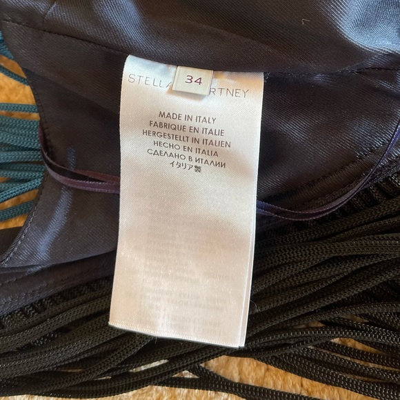 Stella MacCartney Hadley Stretch Cady Rayon-Blend Dress in Midnight - Picture 4 of 5